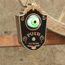 Load image into Gallery viewer, Novelty Doorbell Halloween Door Decorations Horror Props Creepy Eyes Doorbell Haunted House Escape Home Bar Scary Rotating Eyes