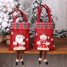 Load image into Gallery viewer, Christmas Gift Bags 2019 Christmas Candy Bags 2019 Noel Xmas Ornament Decorations Christmas Decorations For Home New Year 2020