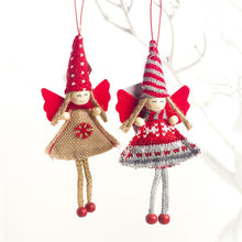 Load image into Gallery viewer, Christmas Decoration Pendant Festival Cute Angel Plush Doll House Ornaments Christmas Tree Creative Decorative Accessories