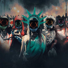 Load image into Gallery viewer, Led Mask Halloween Party Masque Masquerade Masks Neon Maske Light Glow In The Dark Mascara Horror Maska Glowing Masker Purge