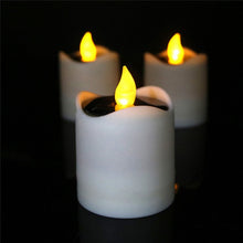 Load image into Gallery viewer, 6pcs Solar Powered LED Candle Light Yellow Flicker Tea Lamp Festival Wedding Romantic Decor No Smoke, No flame, No self - heating