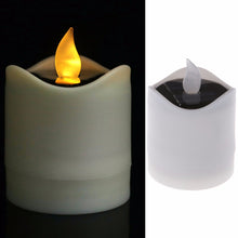 Load image into Gallery viewer, 6pcs Solar Powered LED Candle Light Yellow Flicker Tea Lamp Festival Wedding Romantic Decor No Smoke, No flame, No self - heating